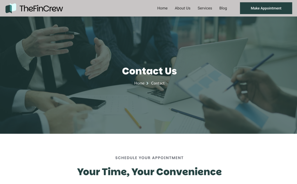 theFinCrew Contact Page